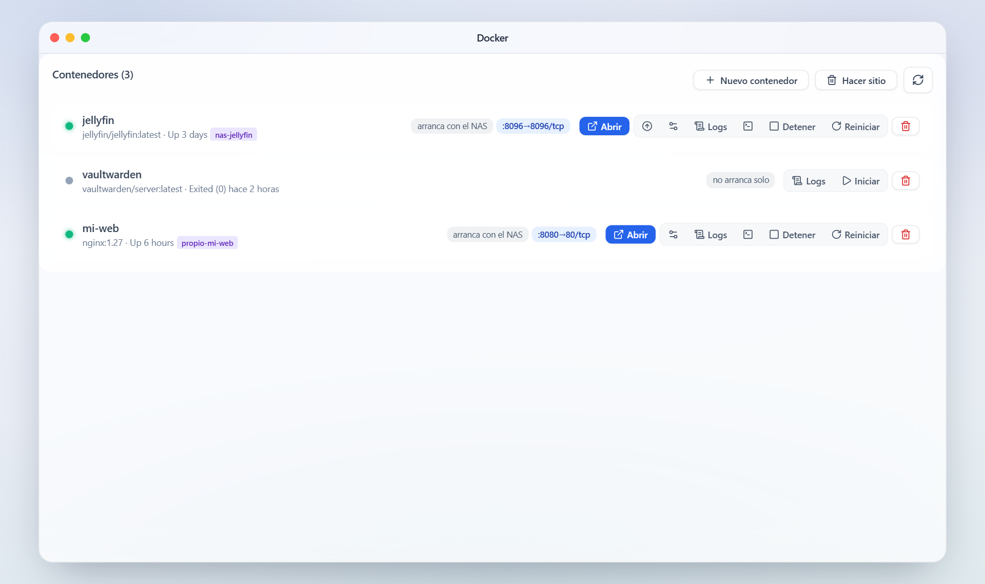 Docker · LGM-OS
