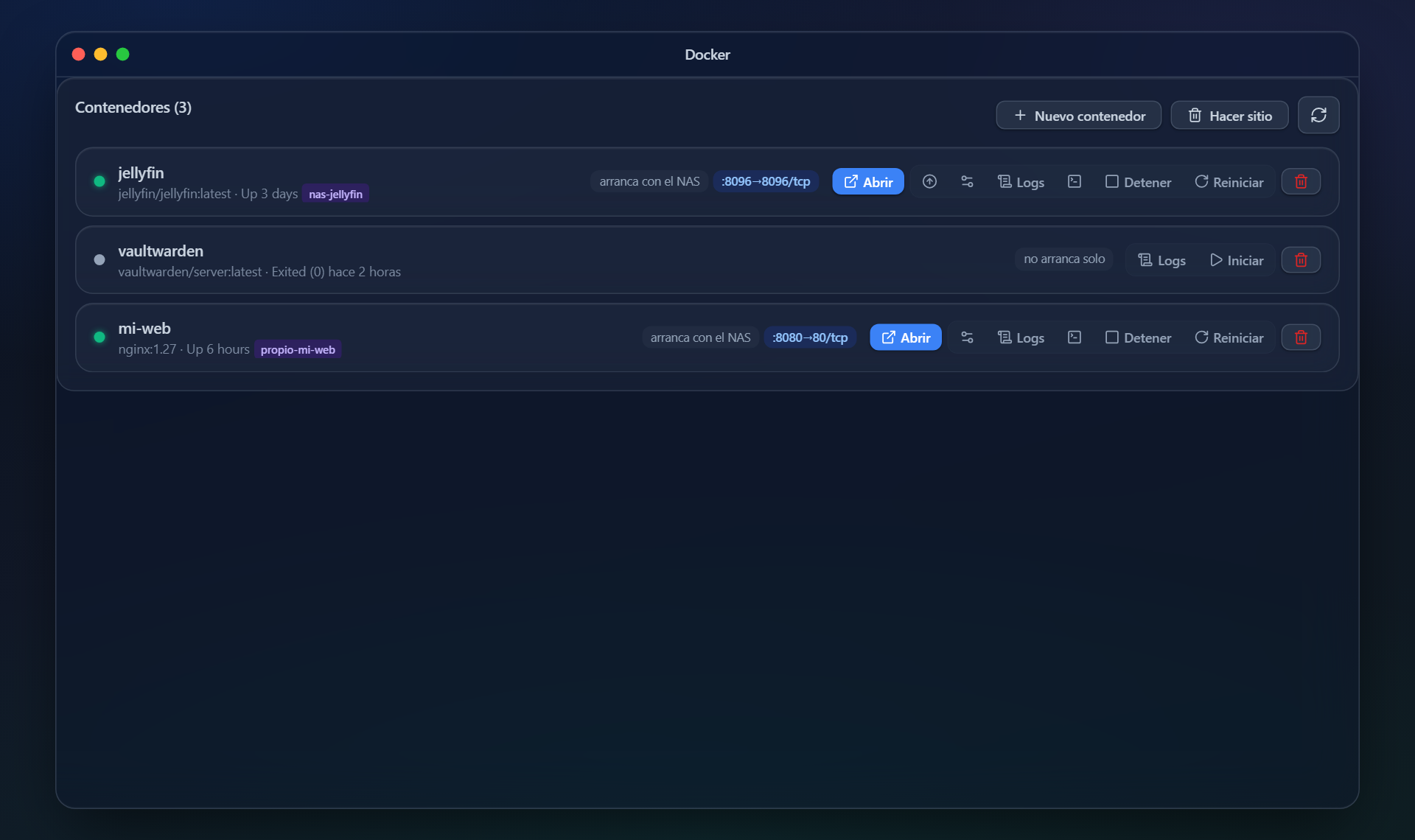 Docker · LGM-OS