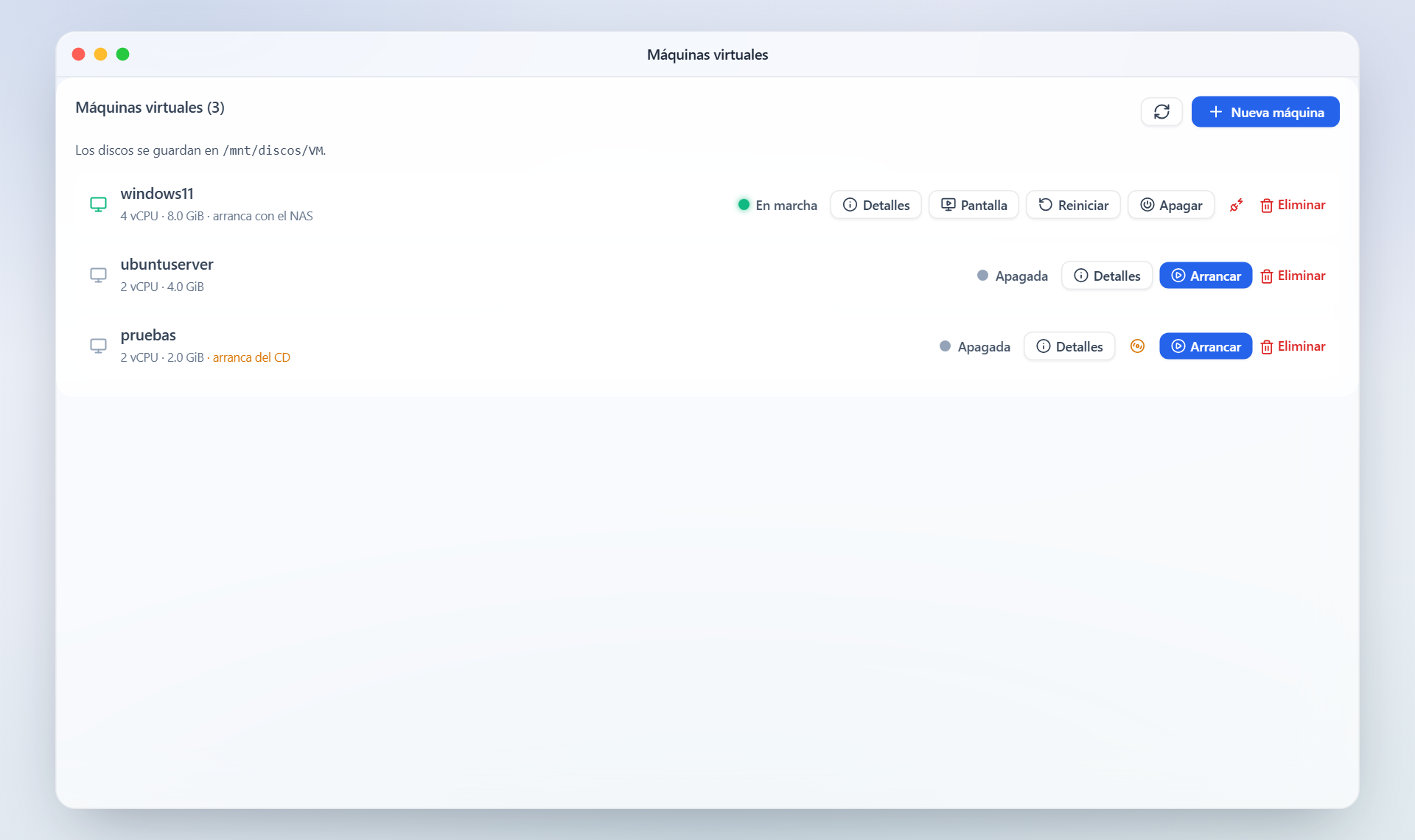 Virtual machines · LGM-OS